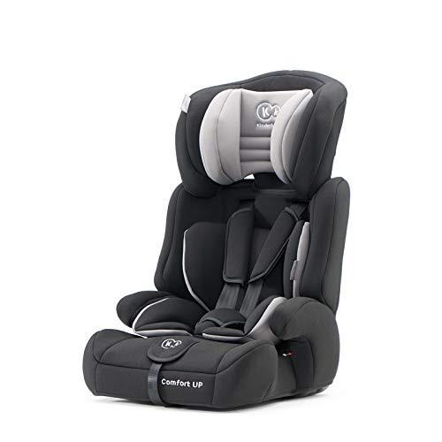 Kinderkraft Silla de Coche Ajustable COMFORT UP, Grupo 1/2/3, 9-36 kg, Negro