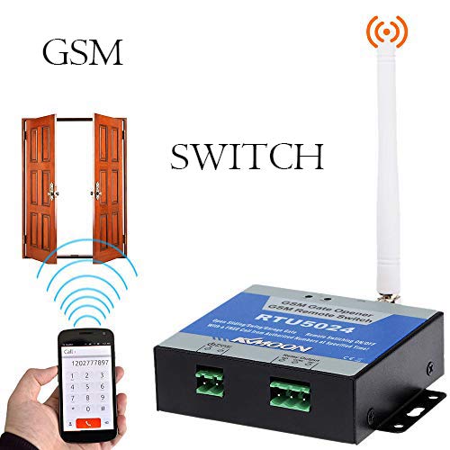 KKmoon KSG6897267103219LN GSM Abridor de Puerta Control Remoto On/Off Llamada y SMS Gratuita, Soporta 850/900/1800/1900MHz KKmoon KSG6897267103219LN GSM Abridor de Puerta Control Remoto On/Off Llamada y SMS Gratuita, Soporta 850/900/1800/1900MHz