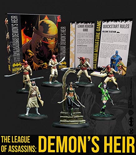 Knight Models Juego de Mesa - Miniaturas Resina DC Comics Superheroe - Batman Bat-Box League of Assassins Demon'S Heir