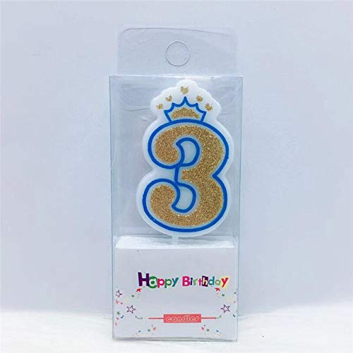 Las Luces de Las Velas de té, brillando Número del Brillo del Oro Corona Velas de cumpleaños Fiesta de cumpleaños de los niños para la Vela 0 9 Cake Decoración, Vela-G-Blue3 Las Luces de Las Velas de té, brillando Número del Brillo del Oro Corona Velas de cumpleaños Fiesta de cumpleaños de los niños para la Vela 0 9 Cake Decoración, Vela-G-Blue3