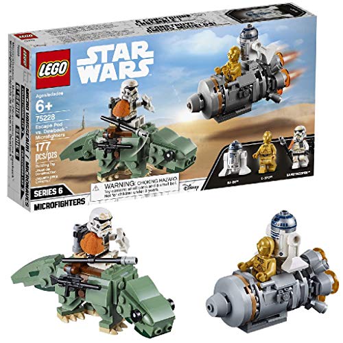 LEGO Star Wars TM Classic Jugutes Miniaturas de Cápsula de Escape vs. Dewback, multicolor (75228)