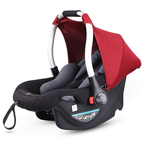 LETTAS Asiento de coche, grupo 0+ Silla para bebé de coche (de 0 a 13 kg, 0-15 meses) con sistema de arnés de 3 puntos, ligero homologada R44/04 LETTAS Asiento de coche, grupo 0+ Silla para bebé de coche (de 0 a 13 kg, 0-15 meses) con sistema de arnés de 3 puntos, ligero homologada R44/04
