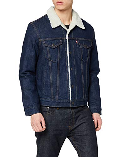 Levi's Type 3 Sherpa Trucker, Chaqueta para Hombre, Azul (Rockridge Trucker 0084), Medium Levi's Type 3 Sherpa Trucker, Chaqueta para Hombre, Azul (Rockridge Trucker 0084), Medium