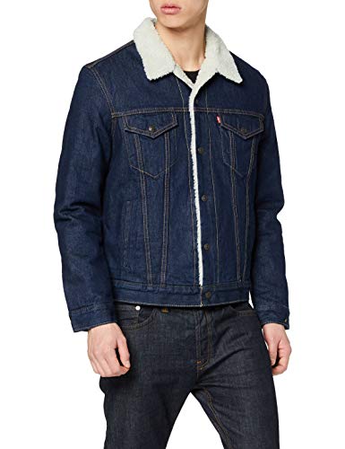 Levi's Type 3 Sherpa Trucker, Chaqueta para Hombre, Azul (Rockridge Trucker 0084), Medium