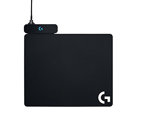 Logitech G Powerplay Alfombrilla de Carga Inalámbrica, Compatible con Ratón Gaming Inalámbrico G PRO/G903/G703/G502 Lightspeed, Negro