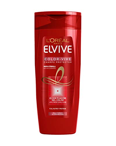 L'Oreal Paris Elvive Color Vive Champú Protector, para el pelo teñido - 285 ml L'Oreal Paris Elvive Color Vive Champú Protector, para el pelo teñido - 285 ml