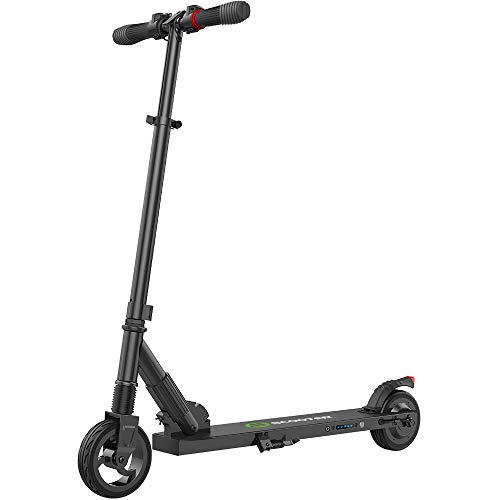 M MEGAWHEELS Scooter-Patinete electrico Adulto y niño, Ajustable la Altura, 5000 mAh, 23km/h.(Negro)