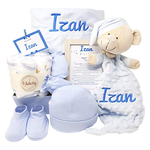 MabyBox Velvet DouDou | Canastilla Bebé Personalizada | Cesta Regalo Recién Nacido | Set Bebe Recién Nacido Personalizado (Azul) MabyBox Velvet DouDou | Canastilla Bebé Personalizada | Cesta Regalo Recién Nacido | Set Bebe Recién Nacido Personalizado (Azul)