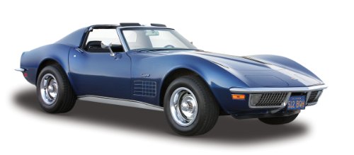 Maisto-Chevrolet Corvette '70 azul 1/24 31202B (31202) , color/modelo surtido