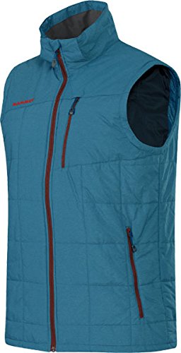 Mammut alvier IS Vest Men – Chaleco térmico, Color d'cyan Melange, tamaño Large Mammut alvier IS Vest Men – Chaleco térmico, Color d'cyan Melange, tamaño Large