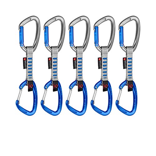 Mammut Cinta 5Er Pack Crag Indicator Express Sets, Unisex Adulto, Multicolor (Straight Gate/Wire Gate, Silve), 10 cm Mammut Cinta 5Er Pack Crag Indicator Express Sets, Unisex Adulto, Multicolor (Straight Gate/Wire Gate, Silve), 10 cm