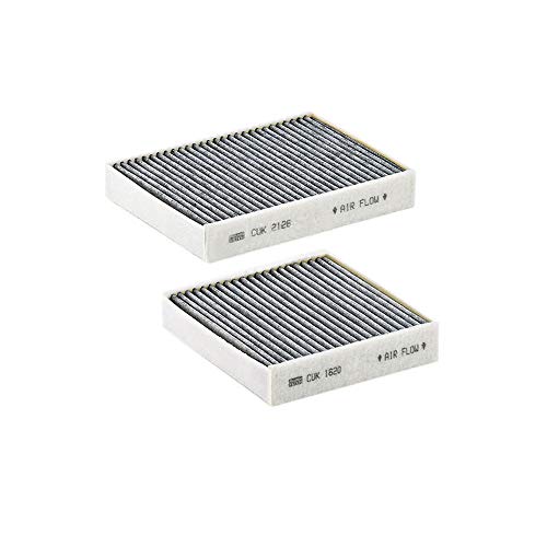 MANN-FILTER CUK 21 000-2, Set de filtro de habitáculo (2 piezas), Para automóviles MANN-FILTER CUK 21 000-2, Set de filtro de habitáculo (2 piezas), Para automóviles