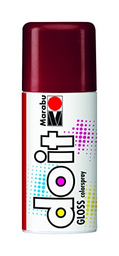 Marabu 21072006433 – Do it Color Spray Gloss, Brillo – Rojo, 150 ml, Brillo de Color Rojo