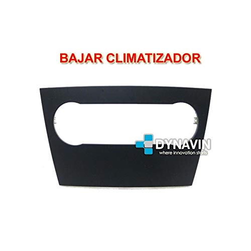 Marco Bajar Climatizador en Mercedes A W169, B W245. Mueble Convertir 1DIN a 2DIN