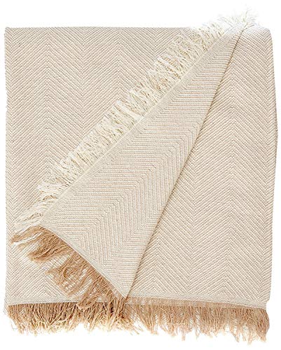 Martina Home Espiga - Foulard Multiusos, Crudo Beige, 180 x 260 cm