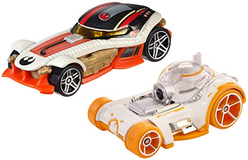 Mattel Hot Wheels DJM02 vehículo de Juguete - Vehículos de Juguete (Multicolor, Vehicle Set, Star Wars, BB-8 & PoE Dameron, 3 año(s), China)