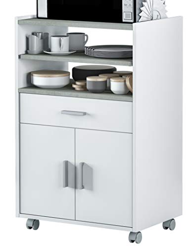 Miroytengo Mueble microondas Plutón bufe Cocina aparador Estilo Moderno 59x40x92 cm Miroytengo Mueble microondas Plutón bufe Cocina aparador Estilo Moderno 59x40x92 cm