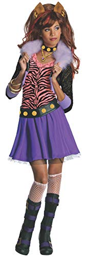 Monster High - Disfraz de Clawdeen Wolf para niña, infantil 5-7 años (Rubie's 884788-M)