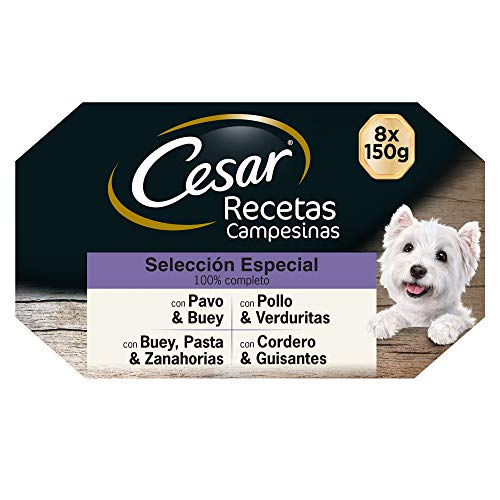 Multipack de 8 tarrinas de Recetas campesinas para perro de 150g selección en salsa (Pack de 3) Multipack de 8 tarrinas de Recetas campesinas para perro de 150g selección en salsa (Pack de 3)