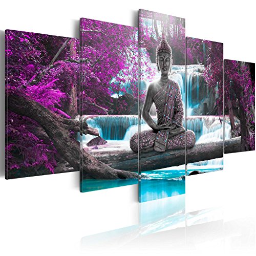 murando - Cuadro en Lienzo Buda 200x100 cm Impresión de 5 Piezas Material Tejido no Tejido Impresión Artística Imagen Gráfica Decoracion de Pared Oriente Zen Cascada c-A-0021-b-o murando - Cuadro en Lienzo Buda 200x100 cm Impresión de 5 Piezas Material Tejido no Tejido Impresión Artística Imagen Gráfica Decoracion de Pared Oriente Zen Cascada c-A-0021-b-o