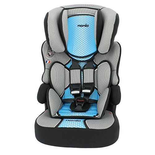 MyCarSit - Asiento de coche para niños (respaldo alto, 9 a 36 kg), color azul