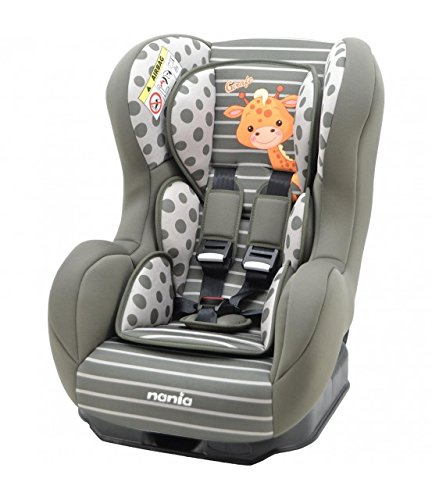 MyCarSit Nania - Asiento de coche para niños, 0 a 18 kg, diseño de jirafa