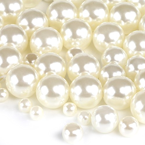 Naler 500 perlas artísticas, tamaños surtidos, 4/6/8/10 mm, cuentas de perlas para manualidades, decoración, bisutería y bricolaje Naler 500 perlas artísticas, tamaños surtidos, 4/6/8/10 mm, cuentas de perlas para manualidades, decoración, bisutería y bricolaje