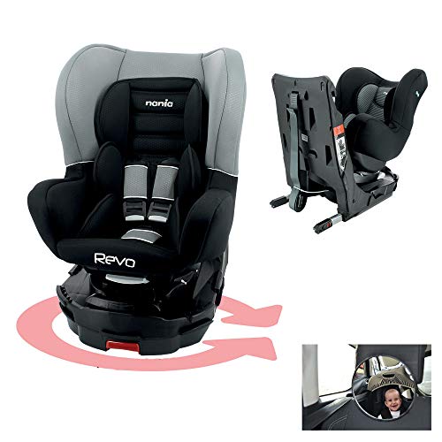 Nania - Silla de coche REVO Isofix con giro de 360° - Grupo 0/1 (0-18Kg) (miroir) Nania - Silla de coche REVO Isofix con giro de 360° - Grupo 0/1 (0-18Kg) (miroir)