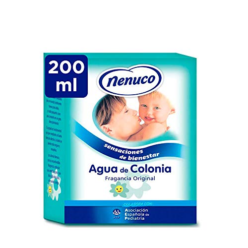Nenuco Agua de Colonia recomendado para bebés, fragancia original - formato de cristal 200 ml