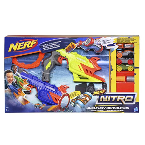 Nerf Nitro - Duelfurry, lanzador para demolición (Hasbro C0817EU40)