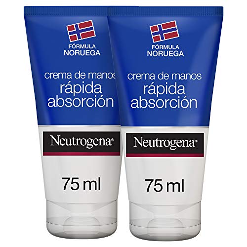 Neutrogena Crema De Manos Rápida Absorción - 2 Unidades x 75 ml. Neutrogena Crema De Manos Rápida Absorción - 2 Unidades x 75 ml.