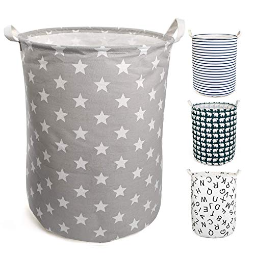 NEWSTYLE Cesto para la Colada,Plegable Cestas de Ropa Impermeable Algodón de Lino Bolsas Almacenamiento para Colada Tela Grande Cestos con Asa Cordón para Juguete Ropa Sucia NEWSTYLE Cesto para la Colada,Plegable Cestas de Ropa Impermeable Algodón de Lino Bolsas Almacenamiento para Colada Tela Grande Cestos con Asa Cordón para Juguete Ropa Sucia