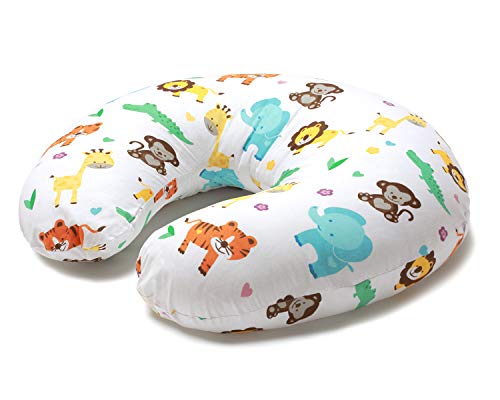 Niimo Cojin Lactancia Bebè Funda Cojin 100% Algodòn,Extraíble y Lavable Almohada Multifuncional para Madre y Bebé Relleno de Fibra de Poliéster (Selva) Niimo Cojin Lactancia Bebè Funda Cojin 100% Algodòn,Extraíble y Lavable Almohada Multifuncional para Madre y Bebé Relleno de Fibra de Poliéster (Selva)