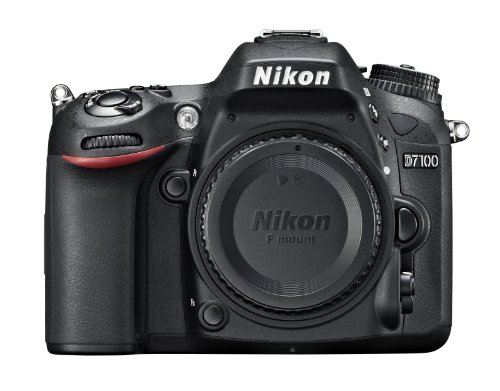 Nikon D7100 - Cámara réflex digital de 24.1 Mp (pantalla 3.2", vídeo Full HD), color negro - sólo cuerpo (importado)