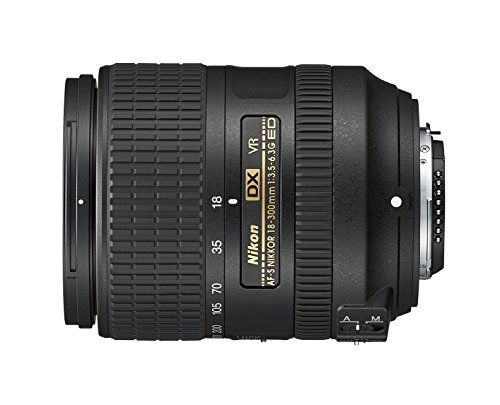 Nikon Nikkor AF-S DX 18-300 mm f:3.5-6.3G ED VR - Objetivo para Nikon (Diámetro de 67 mm), Negro