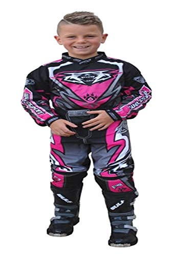 Niños Niños Motociclismo Racing Moda Wulfsport Gear Firestorm Cub Camisetas de carrera y pantalones de carrera Traje de motocross