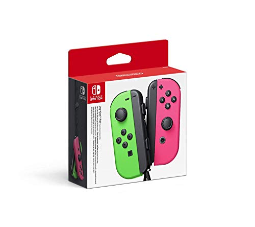 Nintendo - Set De Dos Mandos Joy-Con, Color Verde Neón / Rosa Neón (Nintendo Switch) Nintendo - Set De Dos Mandos Joy-Con, Color Verde Neón / Rosa Neón (Nintendo Switch)