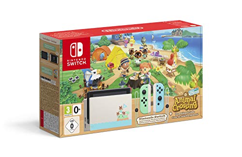 Nintendo Switch HW - Consola Edición Animal Crossing - Verde/Azul Nintendo Switch HW - Consola Edición Animal Crossing - Verde/Azul