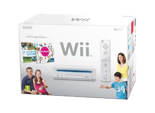 Nintendo Wii Family Edition - videoconsolas portátiles (Wii, Color blanco)