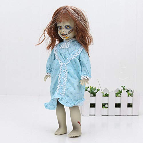 No NECA effrayant mandrky Figura jouets películas d horreur jeu d Enfant mariée de mandrky 1/10 échelle horreur poupée jouet-Vestido Azul sin Caja