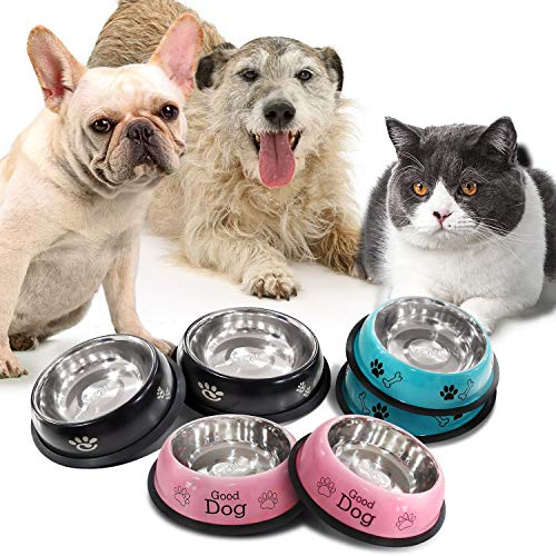 Nobleza - Comedero y Bebedero Perro Antideslizante, D15.9 x H3.9 cm, 6 Unidades Nobleza - Comedero y Bebedero Perro Antideslizante, D15.9 x H3.9 cm, 6 Unidades