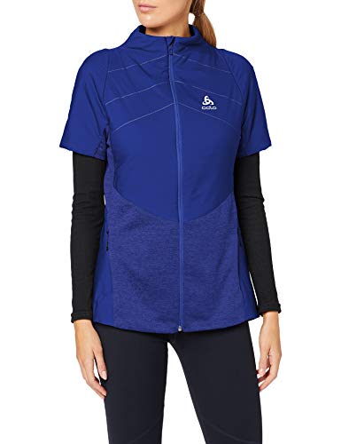 Odlo Vest Millennium S-Thermic Chaleco, Mujer, Clematis Blue, M Odlo Vest Millennium S-Thermic Chaleco, Mujer, Clematis Blue, M