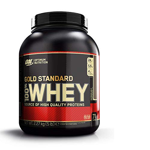 Optimum Nutrition ON Gold Standard 100% Whey Proteína en Polvo Suplementos Deportivos, Glutamina y Aminoacidos, BCAA, Extremo Chocolate con Leche, 71 porciones, 2.27 kg, Embalaje puede variar Optimum Nutrition ON Gold Standard 100% Whey Proteína en Polvo Suplementos Deportivos, Glutamina y Aminoacidos, BCAA, Extremo Chocolate con Leche, 71 porciones, 2.27 kg, Embalaje puede variar