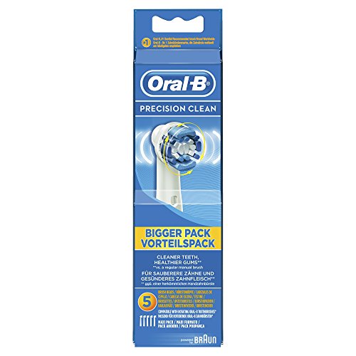 Oral-B Precision Clean - Cabezal de recambio para cepillo de dientes eléctrico, 5 unidades Oral-B Precision Clean - Cabezal de recambio para cepillo de dientes eléctrico, 5 unidades