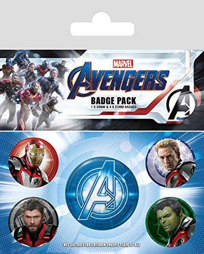 Pack Avengers Endgame - Chapas Quantum Realm Suits