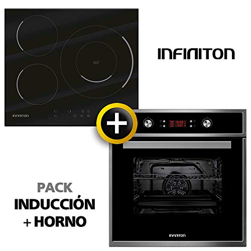 Pack Horno + INDUCCION INFINITON (Placa Encimera Induccion mas Horno multifuncion, Pack Ahorro) (INDUCCION + Horno)