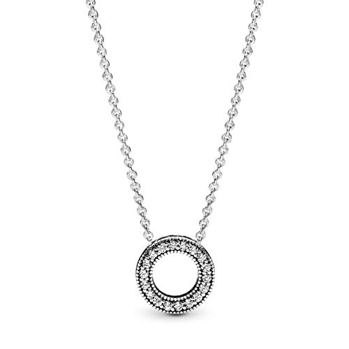 Pandora Collar con colgante Mujer plata - 397436CZ-45