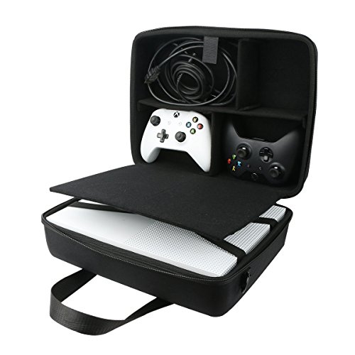 para Microsoft Xbox One S Consola Estuche de transporte paquete Viajes manga de bolso encaja cargador / cable / Mando Inalámbrico/Sensor Kinect por co2CREA para Microsoft Xbox One S Consola Estuche de transporte paquete Viajes manga de bolso encaja cargador / cable / Mando Inalámbrico/Sensor Kinect por co2CREA