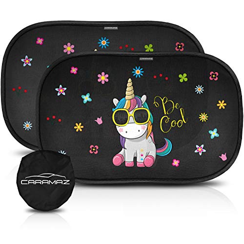 Parasol coche infantil con protección UV extra oscura - autoadhesivo, para proteger del sol a bebés y mascotas, 2 parasoles para bebé con diseño de unicornio Parasol coche infantil con protección UV extra oscura - autoadhesivo, para proteger del sol a bebés y mascotas, 2 parasoles para bebé con diseño de unicornio