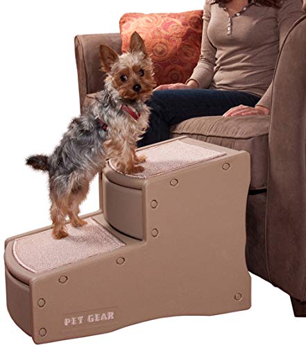 Pet Gear Easy Step II Escalera para Mascota de 2 escalones para Gatos y Perros de hasta 150 Libras